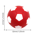 Miniatyrbillede 3 af 5: Bordfodbold 6 stk. Bordfodboldbolde 32mm Mini Fodboldbolde Udskiftning til Bordfodboldspil Tilbehør