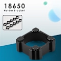 Miniatyrbild 4 av 5: 100 st 18650 litiumbatteri Cylindrisk Batterihållare Fäste För Diy Batteripack