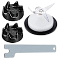 Miniatyrbillede 1 af 5: 9704230 Blender Kobling Udskiftningsdele til KitchenAid, 4-bladet Blenderkniv og Blender Kobling wi
