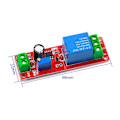 Miniatyrbillede 5 af 5: 5 stk NE555 DK555 Timer Switch Justerbar Afbrydelsesmodul Tidsforsinkelsesrelæmodul DC 12V Forsinkelsesrelæ