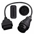 Miniatyrbillede 1 af 5: For Mb 38-polet til 16-polet Obd2 Obd Ii Diagnostisk Adapter til 38-polet Obd 38-polet Stik