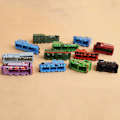 Pikkukuva 4 / 5: 12 kpl Thomas & Friends -hahmoja, piirretty Thomas Veturi -mini junat lelut kakun koristeet kokoelma sisustus