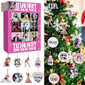 Miniatyrbilde 5 av 5: Julekalender med hengende ornamenter og nøkkelringer fra Taylor Swift The Eras Tour 2023 - 24 dagers nedtelling for fans - Overraskelsesboksgaver