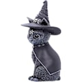 Miniatyrbillede 2 af 5: Heksehat Occult Kat Figur, Sort, 10.5*6.2*4.5cm