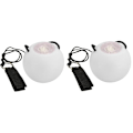 Miniatyrbilde 1 av 5: 2 stk LED Poi-baller Glow Poi-baller LED Glow Leke Lysende Baller Strobe Spinning Ball for Barn Voksne