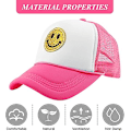 Pikkukuva 3 / 3: Unisex Baseball-lippis Smiley, keltainen Glitter Smiley Face -painatus, kirjailtu kuorma-auton lippis