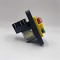 Miniatyrbild 5 av 5: KJD12-14 Inbyggd / Apparatbrytare Magnetisk Brytare 6 Stift 230V Stopp Tryckknappsbrytare