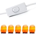 Miniatyrbillede 5 af 5: Kabel til Saltlampe med Afbryder - E14-1,8 M - Fatning til Saltlampe, Hvid