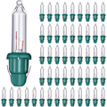 Miniatyrbild 2 av 5: Ersättningslampor för julbelysning - Mini Glödlampor 2,5 V Mini Glaslampor med Sockel, 0,17 Ampere, 0,425 Watt