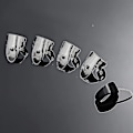 Miniatyrbild 3 av 5: 12-pack Stål Fingerplock för Gitarr, Banjo och Andra Instrument