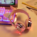 Miniatyrbillede 4 af 4: Ledningsforbundet Computer Headset Enhjørning Design Børn