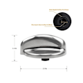 Miniatyrbilde 3 av 5: 5 stk WB03K10303 Overflatebrennerkontrollknapp Komfyrknapper Erstatter WB03K10208, AH3486484, EA3486484,