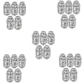 Miniatyrbillede 1 af 5: 25 stk./sæt udskiftningscoilhoveder til Q16 Q14 S14 G14 C14 1,2ohm Coil