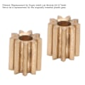 Miniatyrbillede 4 af 5: 2 stk. Motor-tandhjul i messing til udskiftning af Duplo Intelli Lok modul 0,5 9 tænder