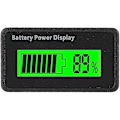 Miniatyrbild 2 av 5: 12-48V Universal Batterikapacitetsindikator Batteriströmdisplay Testare Voltmeter (grön)