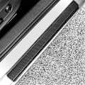 Miniatyrbilde 4 av 5: 5cm*3m Karbonfiber Bilsticker Dørterskelbeskytter Skrapeplate Trim Tilbehør