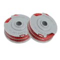 2 X Trimmerspole & Tråd För Flymo Contour 500 Power Plus 500 & 500xt
