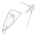 Miniatyrbillede 2 af 5: 2 stk. Stoplygte Pæreholder Sokkel 4425186 til Focus MK1 MK2 XFM500010
