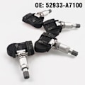 Miniatyrbillede 1 af 5: 4 stk. Bil Dæktryksovervågningssensor Tpms 433mhz 52933a7100 Til Hyundai Tucson 2014-2017 Elantra Hd Md Til Kia K3 2013-2016