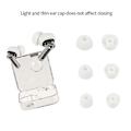 Miniatyrbild 3 av 5: Öronproppsöverdrag In-Ear Örontips Silikon Mjukt Fodral För Nothing Ear (2) Öronpropp -JA