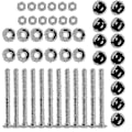 Miniatyrbild 1 av 5: Bazhou 12-pack studsmattespacer med skruvar för att fixa studsmattan - reservdelar för studsmatta, barns studsmatteskruvar, fallskydd
