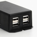 Miniatyrbilde 3 av 5: 12V Batteriklipslader for Mobiltelefonnettbrett Bil Motorsykkel USB-laderenhet