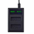 Miniatyrbillede 2 af 5: Batteri LED USB Dobbeltlader Kompatibel med Nikon EN-EL14 MH-24 & Nikon D5200 DSLR Kamera