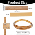 Miniatyrbillede 2 af 5: 8mm x 10m Rattanvævningsmateriale Webbing Kurv Flettet Rattanvævning Reed Forsyning Syntetisk Rattan Vævet Møbel Reparationskit Plastik Cane Fix til Have Pati