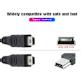 Miniatyrbillede 4 af 5: U2-069-tc004 Mini USB 2.0 Hun USB DC 5V til Dobbelt Mini USB 5-polet Han Splitter Forlænger Opladningskabel