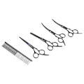 Miniatyrbillede 4 af 5: Pet Grooming Scissors Kit 7 stk - Klipning tyndere hårklippningsværktøjer til hund- og kattefrisører