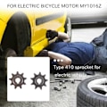 Miniatyrbillede 4 af 5: 9 Tands Tandhjul til Elcykelmotor MY1016Z Unitemotor MY1018 9T Tandhjul Elektrisk Scooter Eng