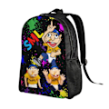Miniatyrbild 2 av 5: SML Jeffy Logo Unisex Ryggsäck Laptop Skolväska College Student Satchel Lätt Basic Dagryggsäck För Vuxen Tonåring Barn