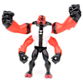 Miniatyrbillede 5 af 5: Haloppe 9 stk Ben 10 Kineceleran Heatblast LED Actionfigurer Legetøj Gave Skrivebordsdekoration