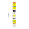 Miniatyrbilde 5 av 5: 934xl 935xl Full blekkpatron med chip, kompatibel med HP Officejet Pro 6812 6830 6815 6835 6230 skrivere, påfyllbar