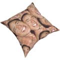 Miniatyrbillede 2 af 4: Patrick Nicolas Cage Pudebetræk i Tommer Betræk til Soveværelse Safa Gaver, Dobbeltsidet Trykt (Pudekerne Medfølger Ikke) 18\"x18\"