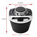 Miniatyrbilde 5 av 5: 100% Helt Ny Universell Trådløs Bilrattstyring Fjernkontrollknapp Støtter Bluetooth med LED-lys 8-Tast Funksjoner for Android Navigasjon