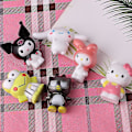 Miniatyrbild 3 av 5: 6 st Kuromi-figurer med kattungar, leksaker, modelldockor, prydnader, bordsdekoration för barn, presenter