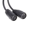Miniatyrbillede 5 af 5: 1x 50cm 5-polet Midi Din Y-splitterkabeladapter 1 han-stik til 2 hun-stik Hfmqv