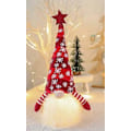 Miniatyrbillede 1 af 5: Julenisse, Julealv Højde 41cm, Julelys Dekoration, Amerikansk Jule Ansigtsløs Alv, Indendørs Julepynt, Julegave