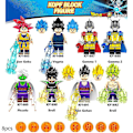 Miniatyrbild 1 av 5: 8 st/set Dragon Ball Byggstenarfigurer Montering Minifigurer för Barn Leksaker Presenter