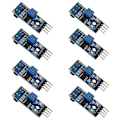Miniatyrbild 1 av 5: 8 st TCRT5000 Infraröda Reflektionssensorer IR Fotoelektrisk Brytare Barriärlinjespårningsmodul för Smart Bil Robot