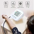 Miniatyrbillede 4 af 5: 1 stk. Digitalt blodtryksmåler fuldautomatisk håndledsblodtryksmåler med armbånd automatisk håndleds elektronisk blodtryksmåler Pe