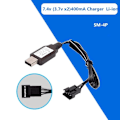 Miniatyrbillede 3 af 5: 7.4v Sm4p Omvendt Oplader 4-bens Lithium Batteri Usb Omvendt Opladekabel