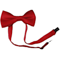Miniatyrbillede 4 af 4: 1 sæt, Voksen Mænds Mic-key Mouse Fastelavnskostume Kit, Sort Pandebånd, Rød Rem & Sløjfe, Natlig Sjov Karneval Cosplay Temafest Outfit Tilbehør