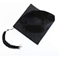 Miniatyrbillede 3 af 5: Sort Student Graduation Hætte og Graduation Sash Mortarboard Hat Graduerede Festartikler Den bedste