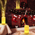 Miniatyrbild 2 av 5: Ljusprojektor med LED-ljus, flamlös, snöflinga, julbelysning