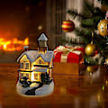 Miniatyrbilde 5 av 5: Miniatyr Retro med Belysning Julenlandsby Juledekorasjon Hy