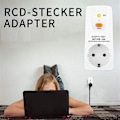 Miniatyrbild 3 av 5: 16A Gfci Läckageskydd Kontakt Rcd Uttag Hem Strömbrytare Brytare Säkerhet Personligt Skydd Kontakt EU-kontakt