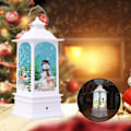 Miniatyrbild 5 av 5: Musikaliska Jul-Lyktor Ljus Dekorativ Prydnad Vit Snögubbe