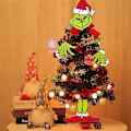 Miniatyrbillede 5 af 5: Julepyntssæt med Grinch-tema, Juletræstop, Festartikler, Festlig Pynt